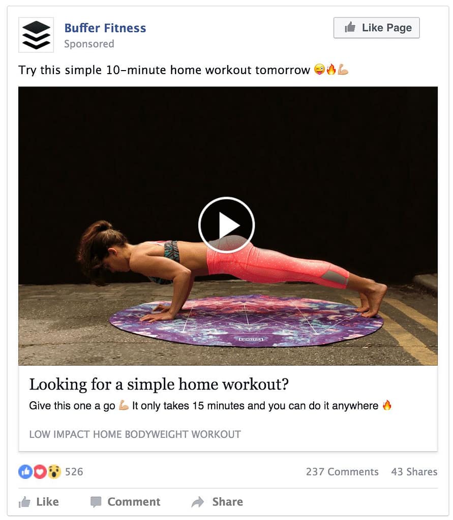 facebook advertising